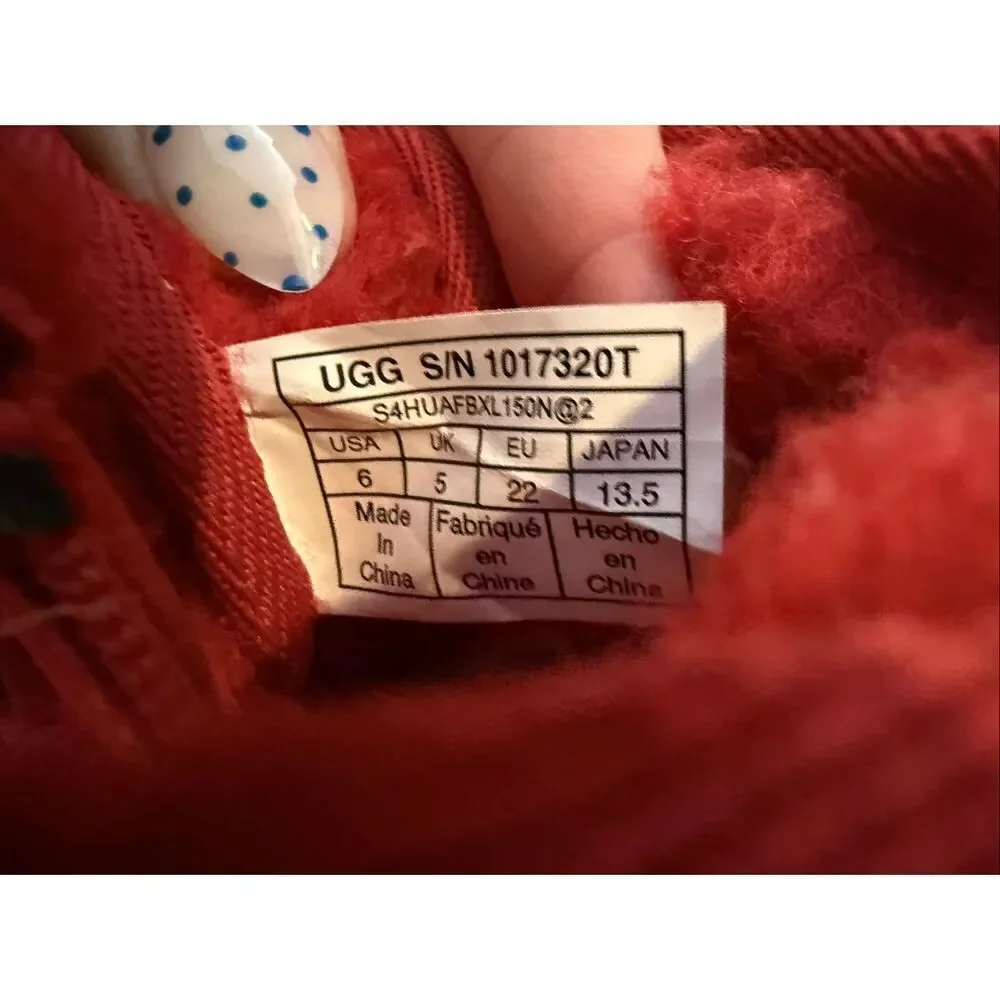 UGG Neumel II Boot Toddler 'Samba Red' 6C-toddler